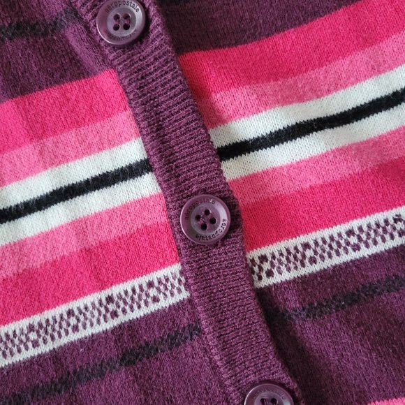Aeropostale Pink and Purple Cardigan/Sweater - Picture 4 of 5